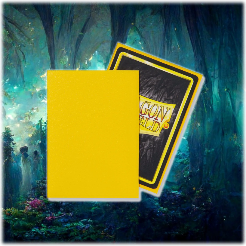 Dragon Shield Matte (100ct) - Yellow