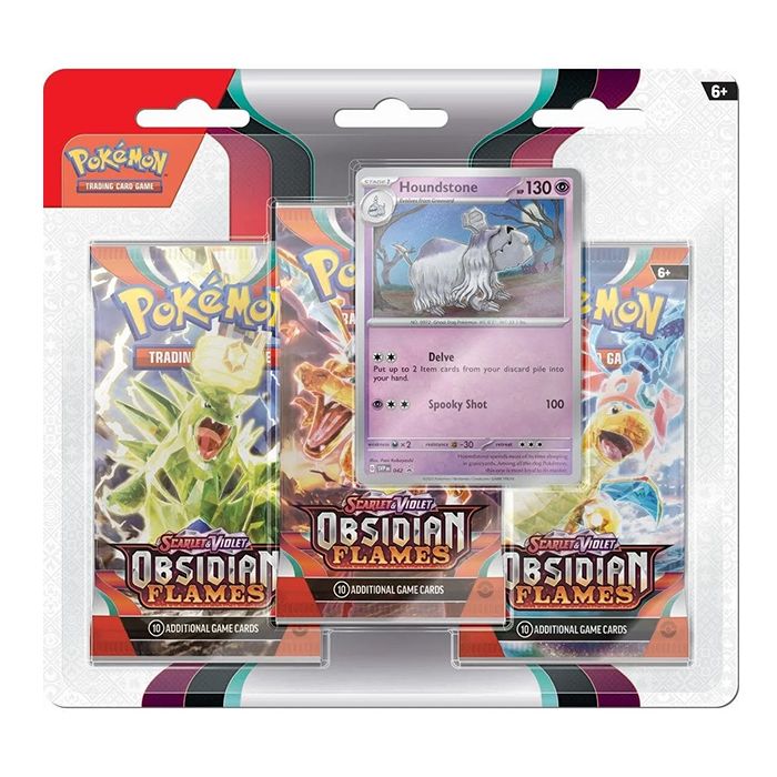 Pokemon TCG: Scarlet & Violet 3 Obsidian Flames 3-Pack Blister