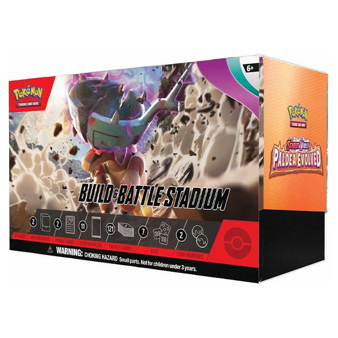 Pokemon TCG: Paldea Evolved Build and Battle Stadium