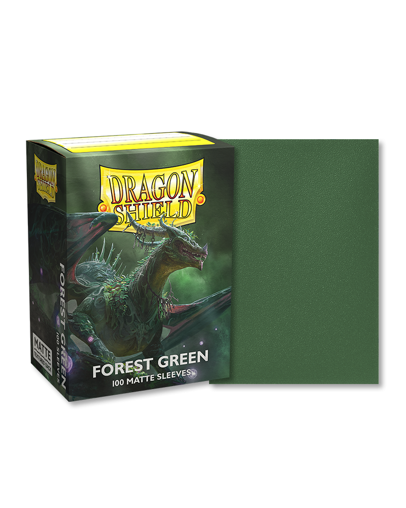 Dragon Shield Matte (100ct) - Forest Green