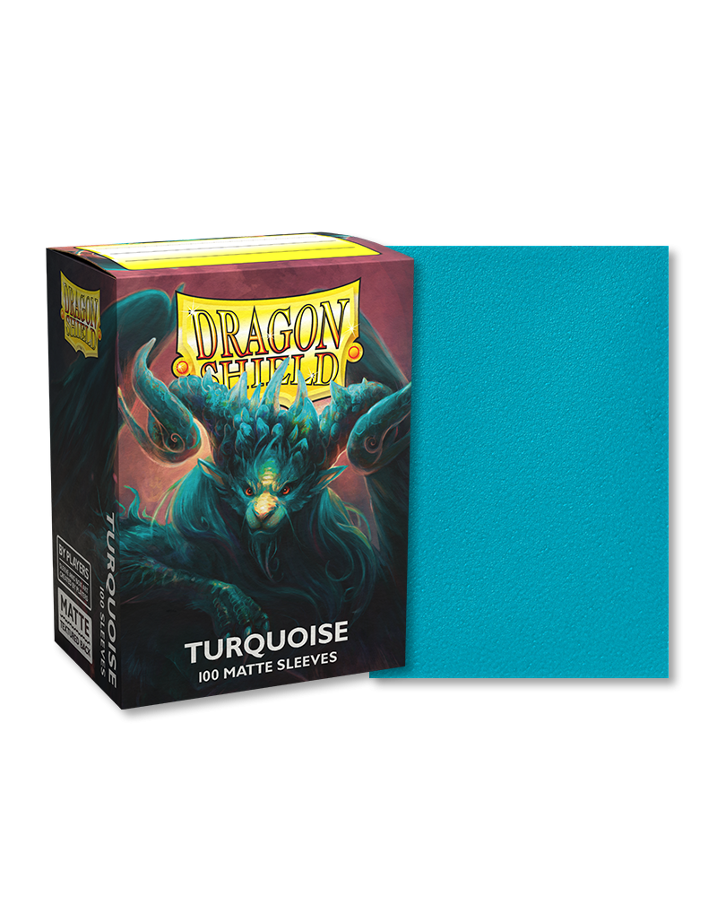 Dragon Shield Matte (100ct) - Turquoise