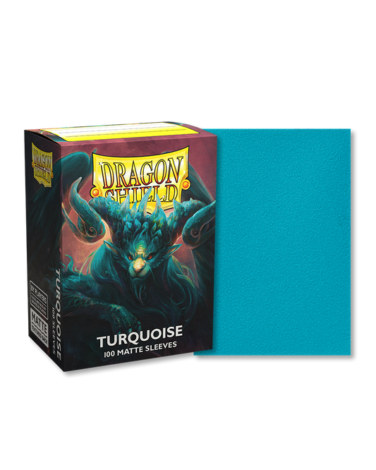 Dragon Shield Matte (100ct) - Turquoise