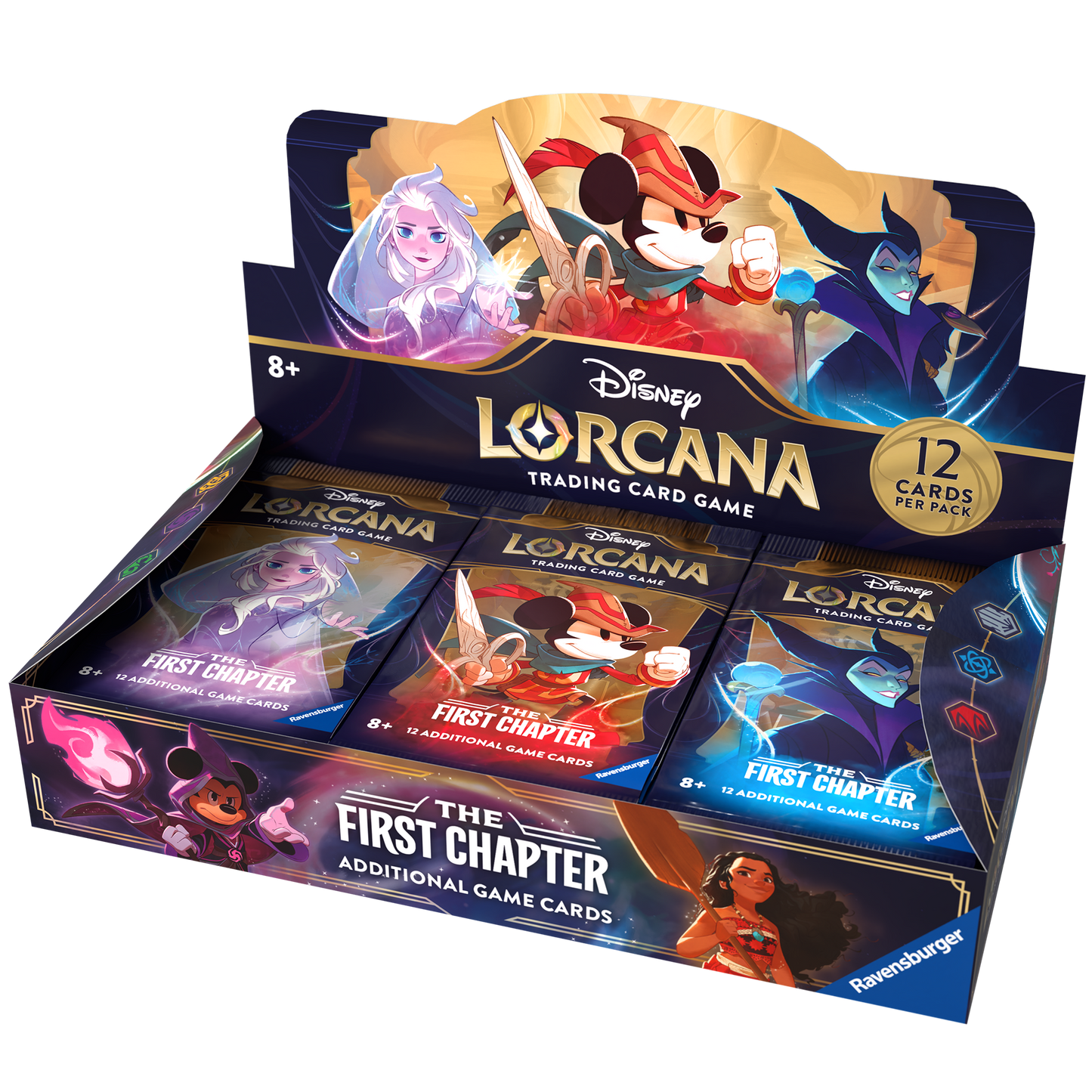 Disney Lorcana Trading Card Game - Booster Pack CDU Display (24pcs) - Set 1
