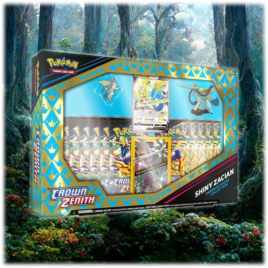 Pokémon TCG: Crown Zenith Premium Figure Collection - Shiny Zacian/Shiny Zamazenta