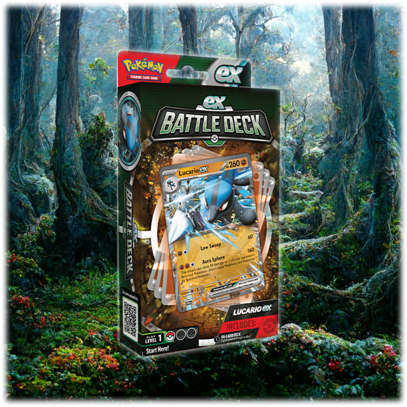 Pokemon TCG: Ampharos/Lucario EX Battle deck