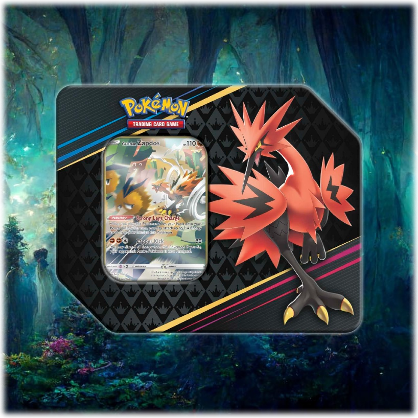 Pokemon: Crown Zenith - Galarian Birds Tin