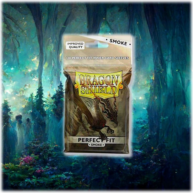 Dragon Shield Perfect Fit Inner Sleeves (100ct) - Smoke