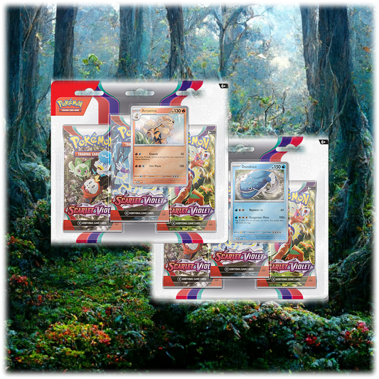 Pokemon: Scarlet & Violet 3-Pack Booster Display