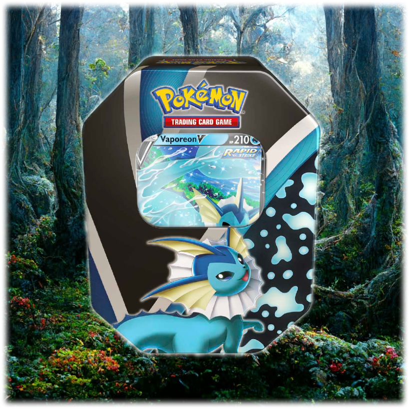 Pokemon TCG: Eevee Evolutions Tin Vaporeon